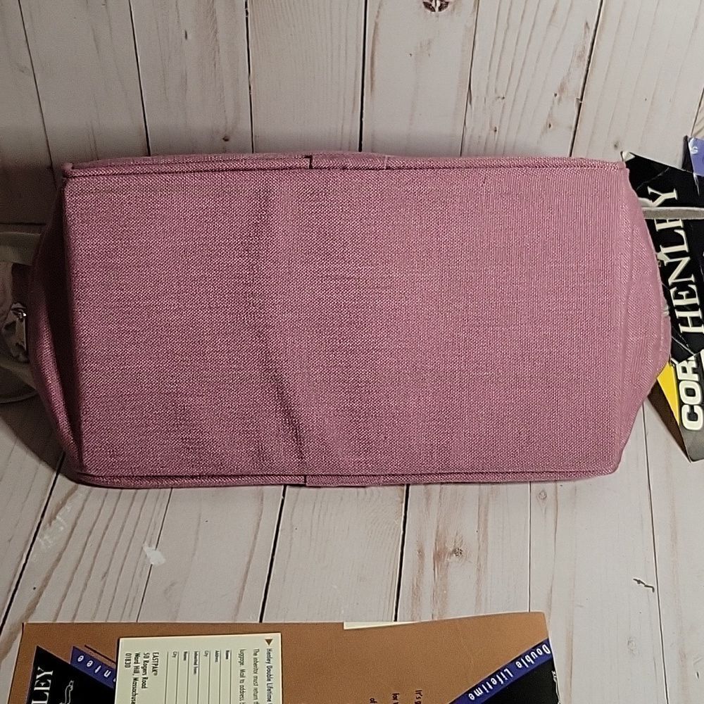 Eastpak Vintage Made USA Henley Case Pouch Never Used With Tags Rose - Picture 7 of 12